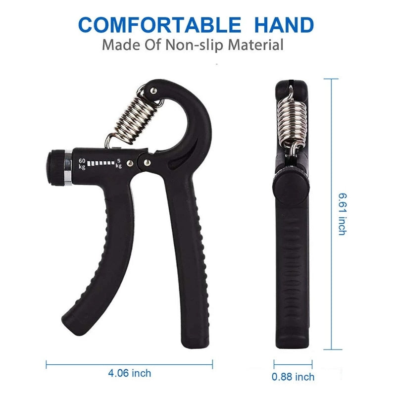 Grip Strength Builder Adjustable Spring Hand Grip Wrist Flexor